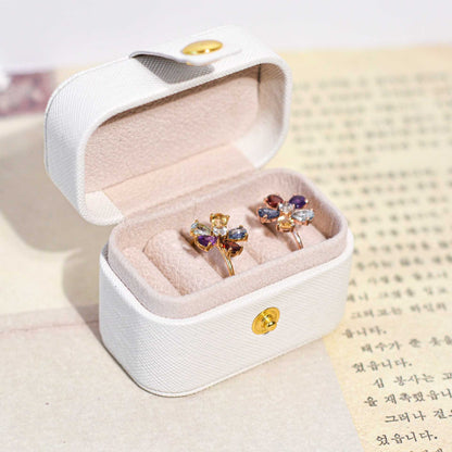 6 x 4 mm Flower Ring